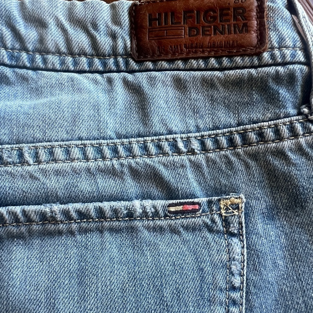 Tommy Hilfiger Denim Rosie Long Beach American Flag Jean Shorts Women’s Size 30 - Picture 3 of 7